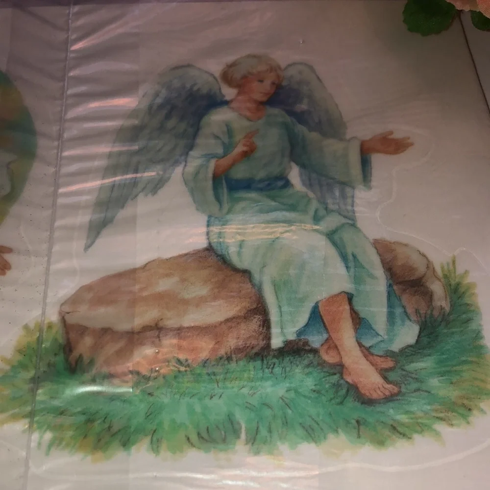 Window clings Easter Story Window Clings Vintage Current Resurrection Story